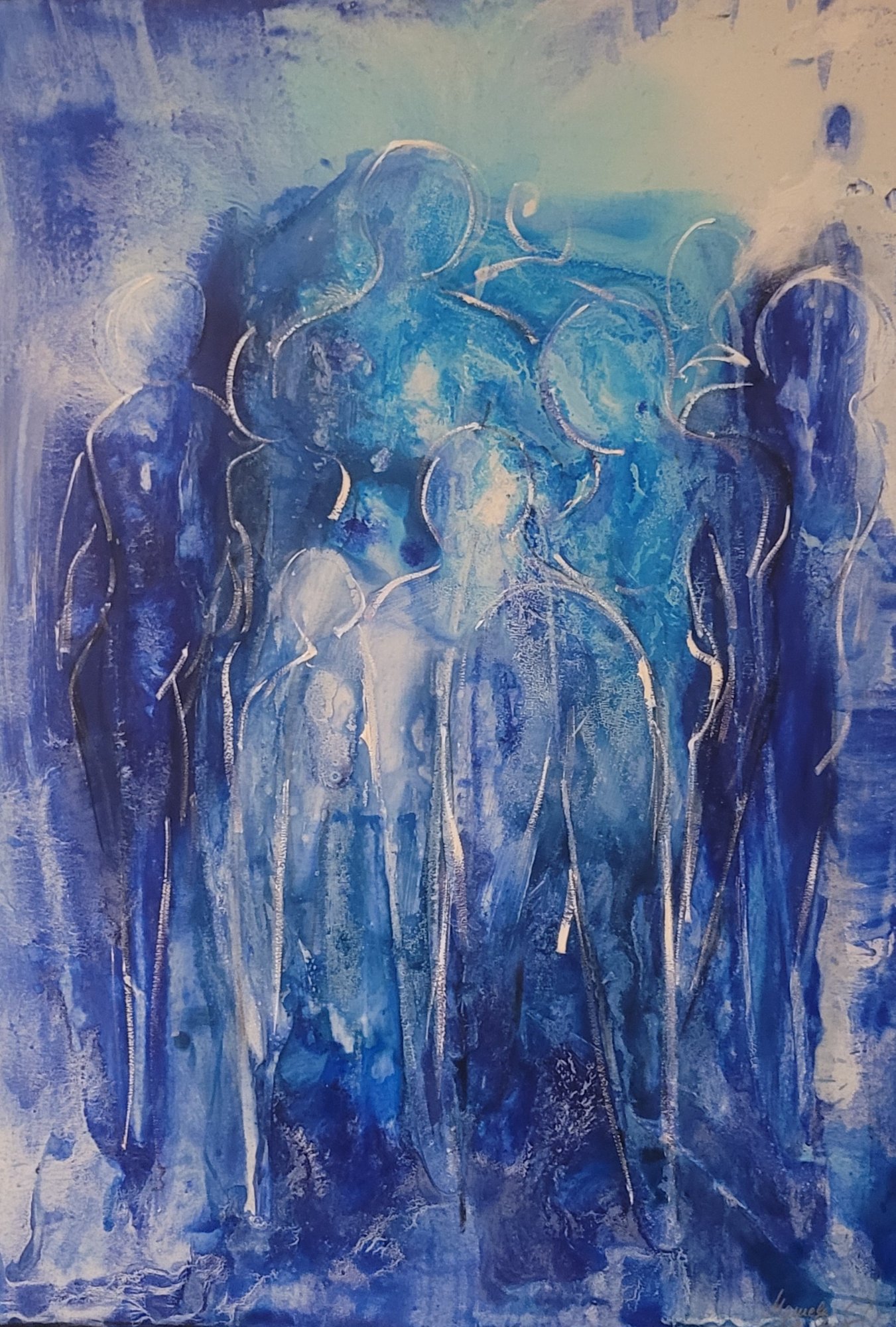 Begegnungen blau